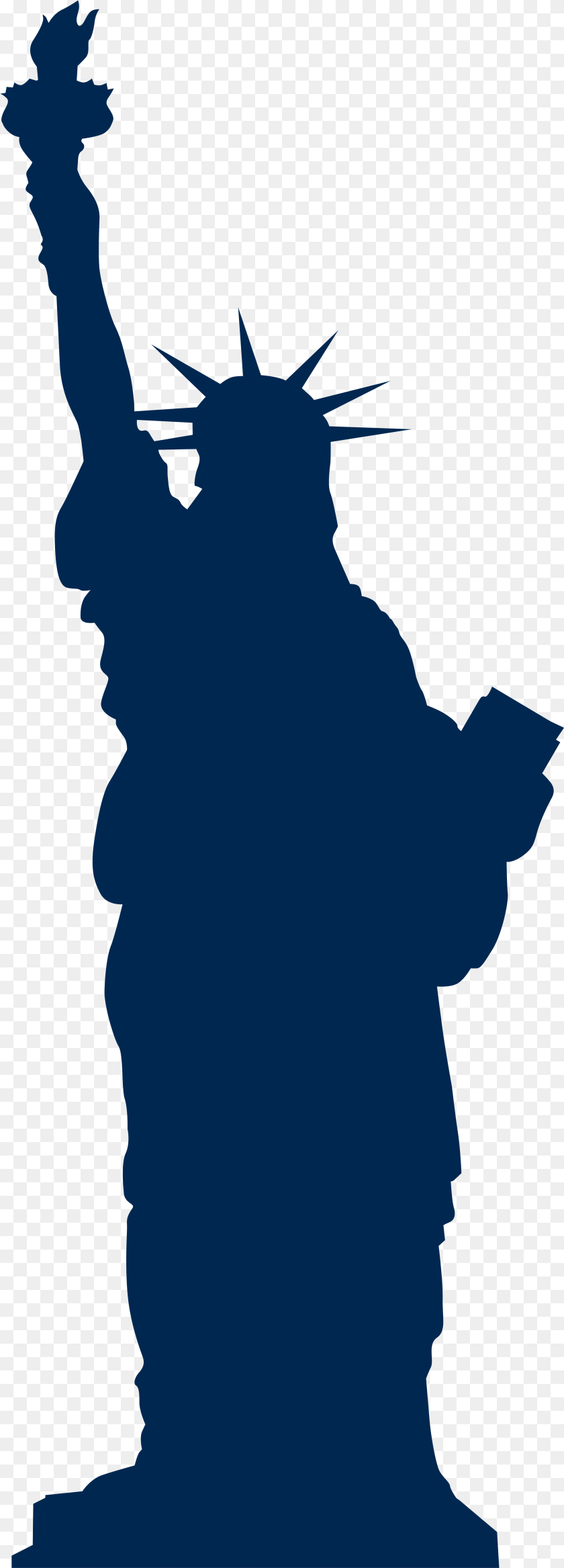 Statue Of Liberty, Silhouette, Art, Person Sticker PNG