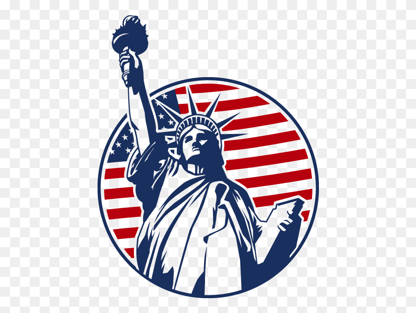 448x573 Statue Of Liberty Clipart Libertad Liberty Statue Vector, Symbol, Logo, Trademark HD PNG Download