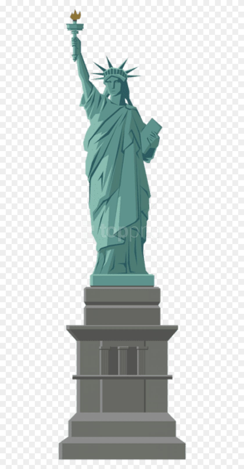 443x1554 Статуя Свободы Изображения Фон Статуя, Скульптура, Памятник Hd Png Скачать