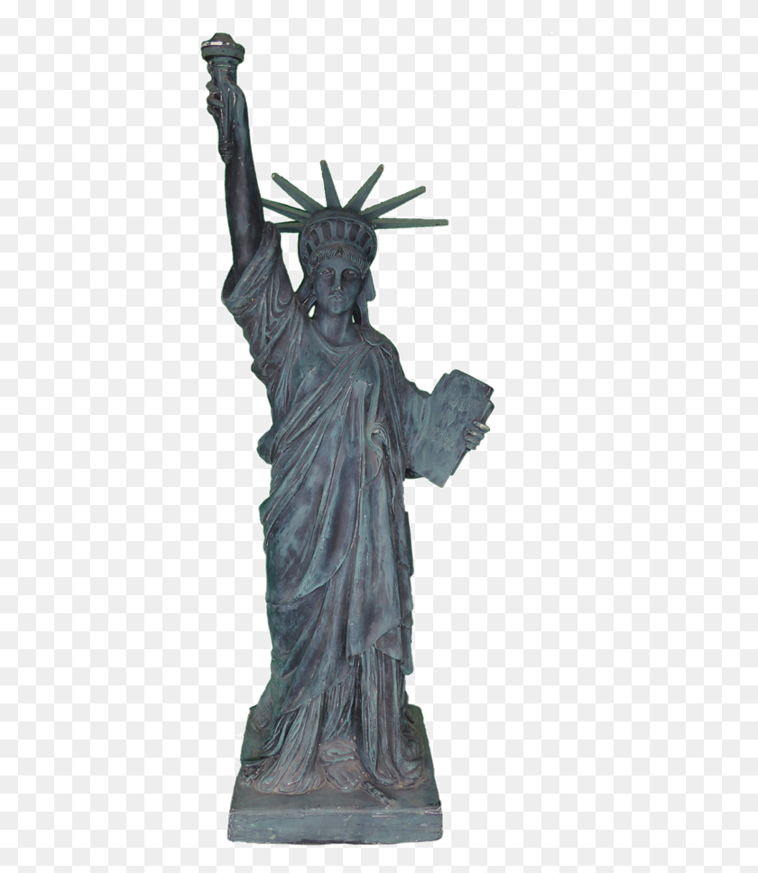 400x908 Statue Of Liberty Statue, Sculpture, Person HD PNG Download
