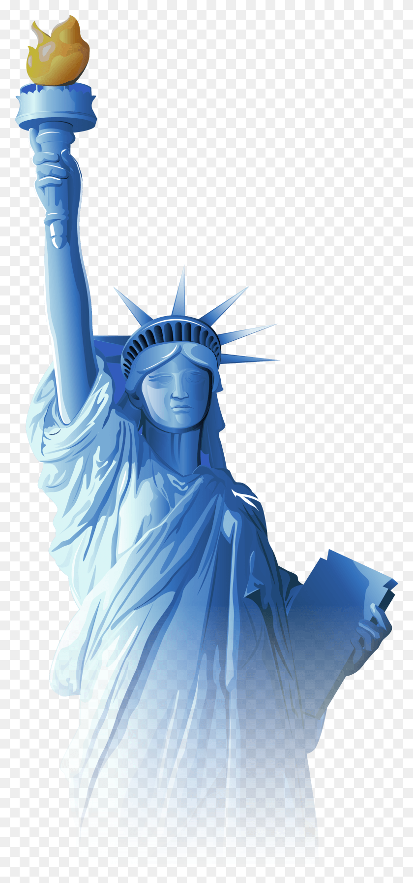 2101x4668 Statue Of Liberty Statue Of Liberty Transparent, Sculpture, Worship HD PNG Download