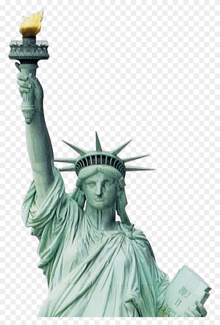 1303x1968 Statue Of Liberty Transparent Background Statue Of Liberty, Sculpture, Person HD PNG Download