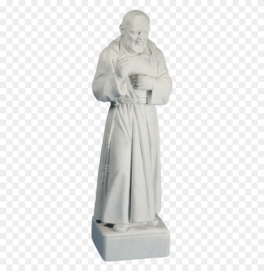 259x801 Statue Of Padre Pio Statua Padre Pio, Clothing, Apparel, Fashion HD PNG Download