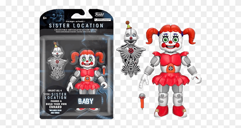 568x389 Statues And Figurines Baby Action Figure Fnaf, Robot, Toy HD PNG Download