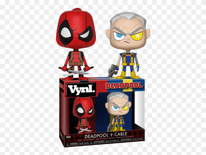 388x572 Statues And Figurines Funko Vynl Marvel Deadpool Amp Cable, Toy, Person, Human HD PNG Download