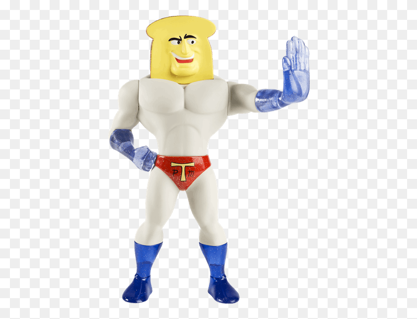 408x582 Statues And Figurines Kidrobot Powdered Toast Man, Figurine, Clothing, Apparel HD PNG Download