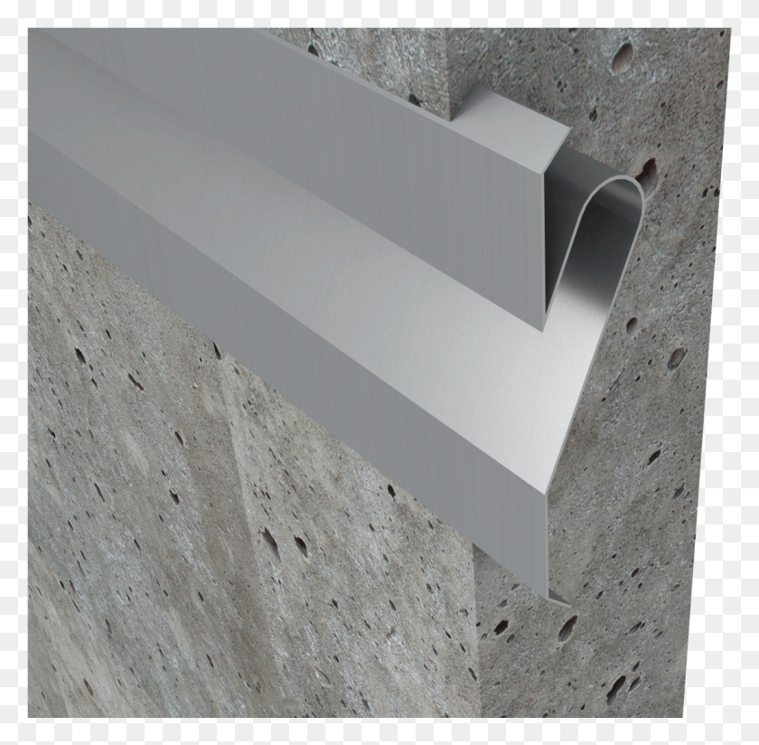 1103x1081 Stay Put Reglet Concrete Reglet, Aluminium, Gutter HD PNG Download