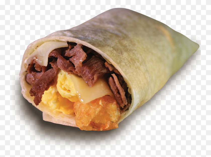 759x567 Steak Egg And Cheese Burrito Steak And Cheese Burrito, Food, Burger, Bread HD PNG Download