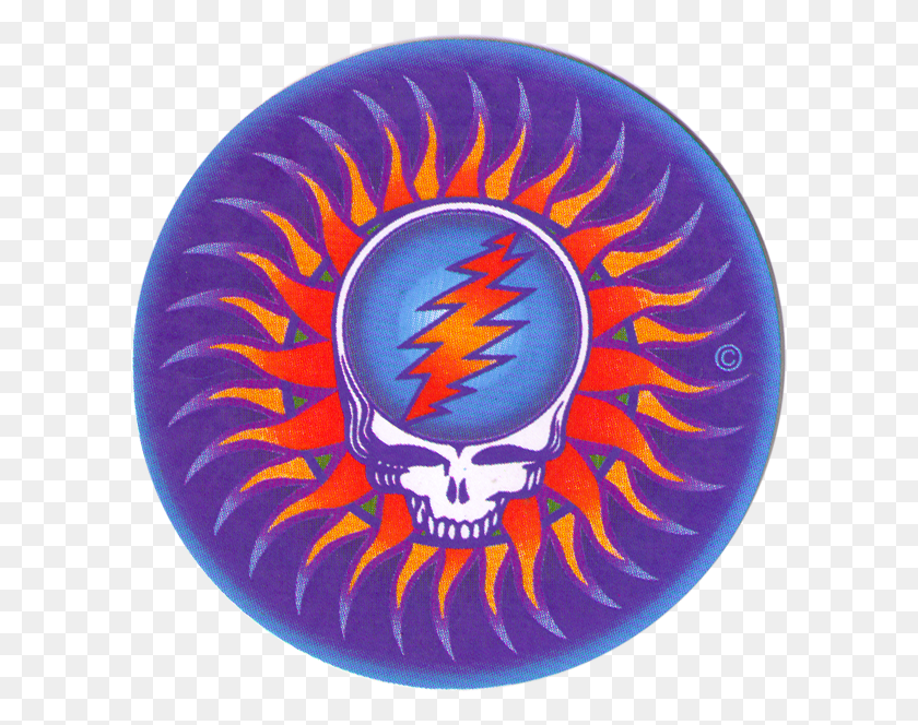 601x604 Steal Your Face Sun Grateful Dead Steal Your Face, Symbol, Logo, Trademark HD PNG Download