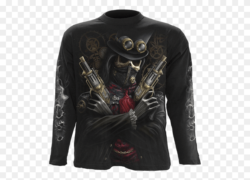 513x546 Steam Punk Bandit Mens Long Sleeve T Shirt Steampunk Bandit, Clothing, Long Sleeve, Jacket HD PNG Download