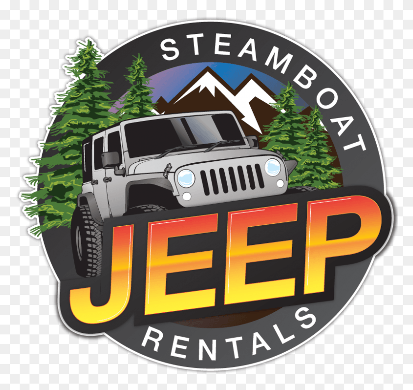 798x750 Steamboat Jeep Rental Logo Jeep Wrangler, Car, Vehicle, Transportation HD PNG Download