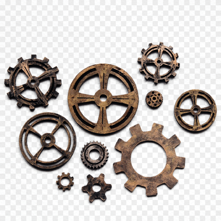 Steampunk Cogs And Gears, Wheel, Spoke, Machine, Gear PNG