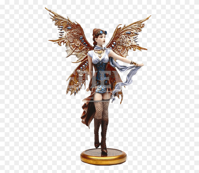 465x673 Steampunk Fairy Statue, Costume, Person, Human HD PNG Download