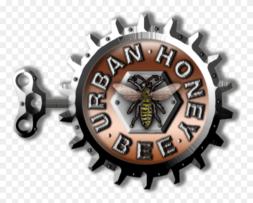 767x614 Steampunk Gear Wall Clock, Wasp, Bee, Insect HD PNG Download