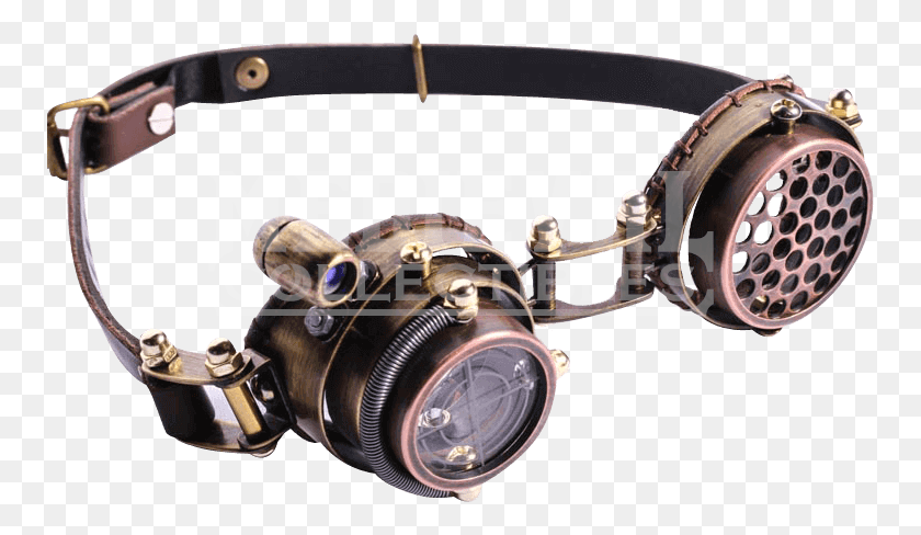 755x428 Steampunk Goggles Sunglasses Light Free Frame Clipart, Accessories, Accessory, Wristwatch HD PNG Download