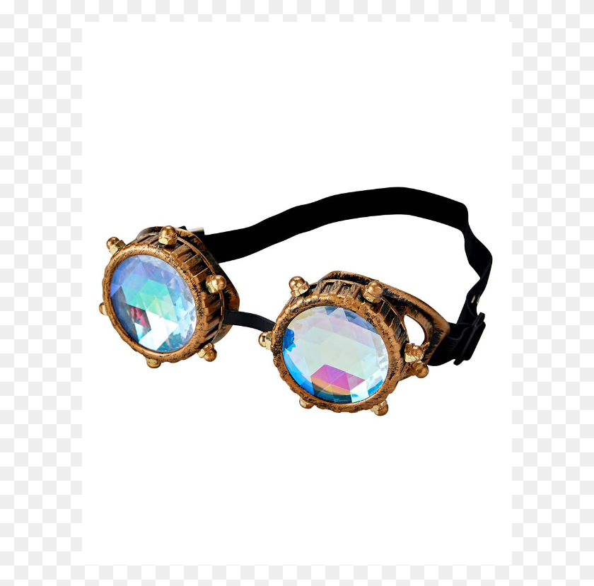 609x769 Steampunk Kaleidoscope Goggles Steampunk Goggles Spirit Halloween, Accessories, Accessory, Bracelet HD PNG Download