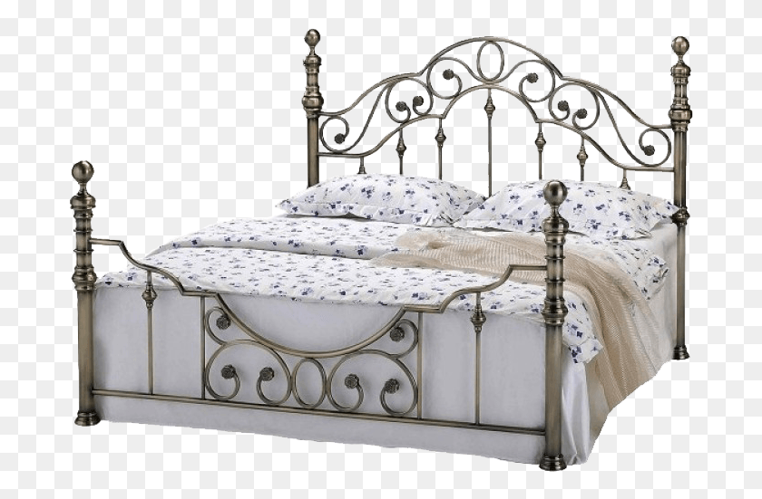 688x491 Steel Bed Metal Bed Frame Design, Furniture, Crib, Mattress HD PNG Download
