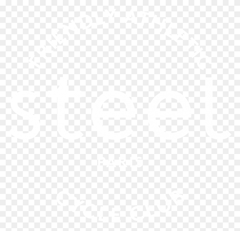 1001x963 Steel Cyclewear Coffee Shop Magazine Paris Logo Плакат Steelcycleclub, Текст, Номер, Символ Hd Png Скачать