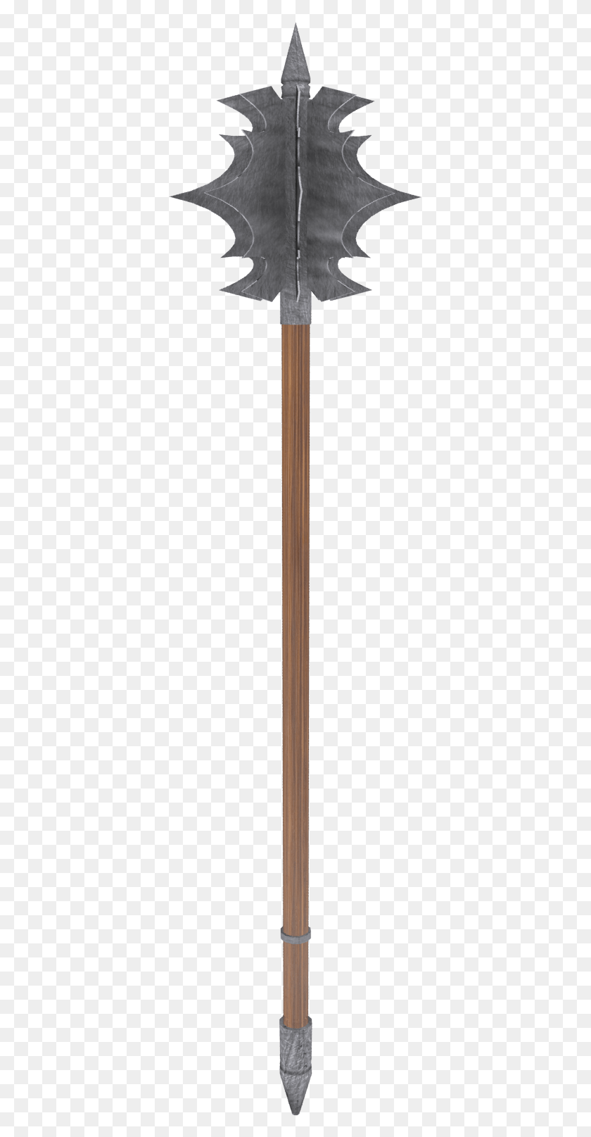 361x1555 Steel Mace Maple Leaf, Sword, Blade, Weapon HD PNG Download