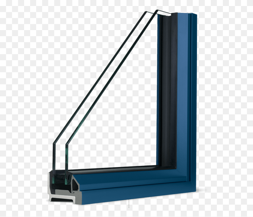 538x661 Steel Window With Thermal Evolution Technology Wood, Bow, Picture Window HD PNG Download