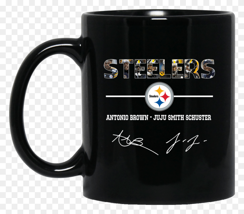 1146x992 Steelers Antonio Brown Juju Smith Schuster Mug Pittsburgh Steelers, Coffee Cup, Cup, Camera HD PNG Download