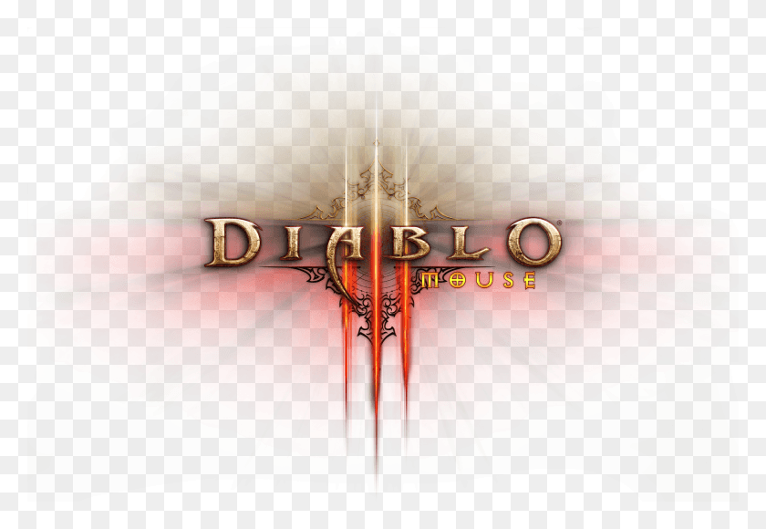 2160x1440 Steelseries Diablo Iii Mouse Diablo 3 Logo Transparent, Symbol, Emblem, Bow HD PNG Download
