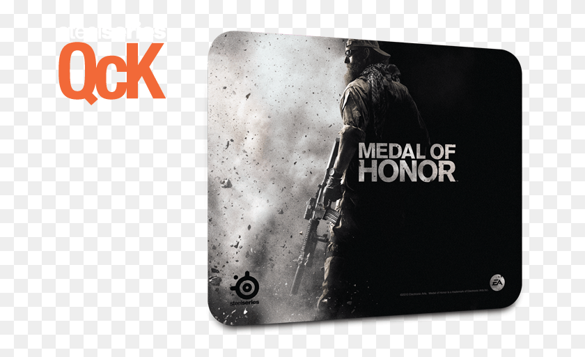 673x452 Steelseries Medal Of Honor Edition Mouse And Surface Medalla De Honor Frontline, Человек, Человек, Текст Png Скачать
