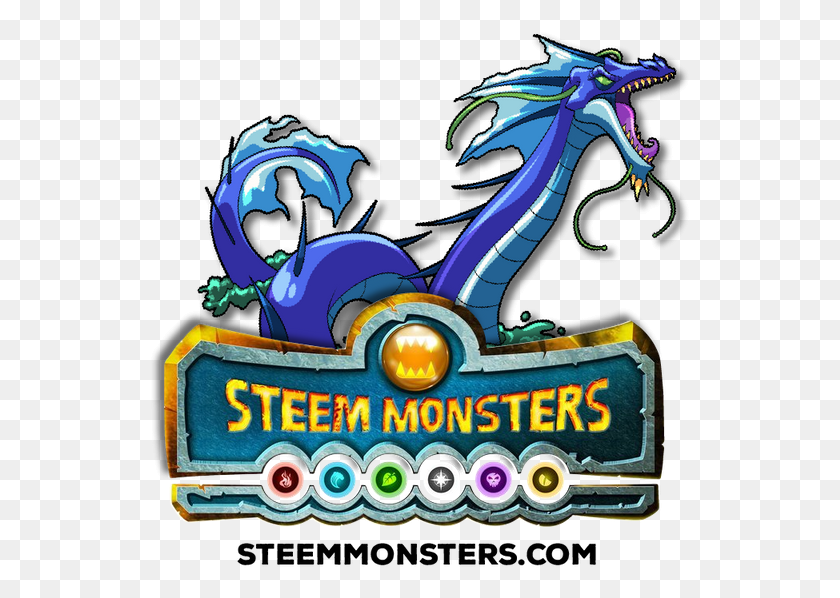 543x538 Descargar Png Steem Monsters Art Sea Monster 02 De Dibujos Animados, Dragón Hd Png