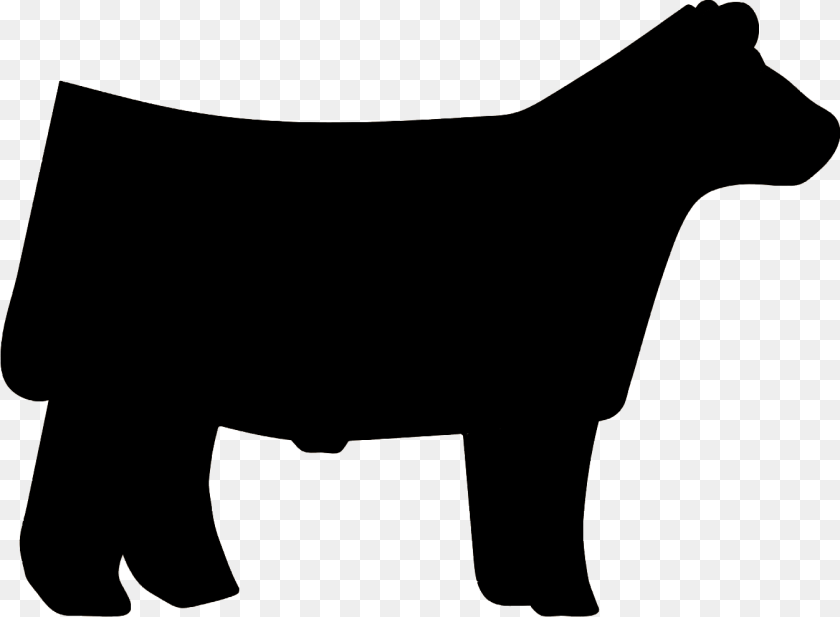 1348x990 Steer Clipart Desktop Backgrounds, Animal, Bull, Mammal, Silhouette Sticker PNG