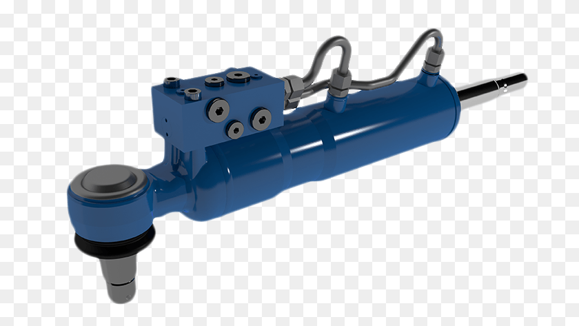 718x413 Steering Cylinder With Centering Function Steering Cylinder Function, Machine, Gun, Weapon HD PNG Download