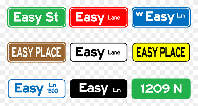 920x463 Steet Signs, Text, Label, Symbol HD PNG Download