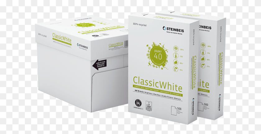 617x371 Steinbeis Classicwhite Papier Steinbeis Pure White, Коробка, Машина, Картонная Коробка Png Скачать