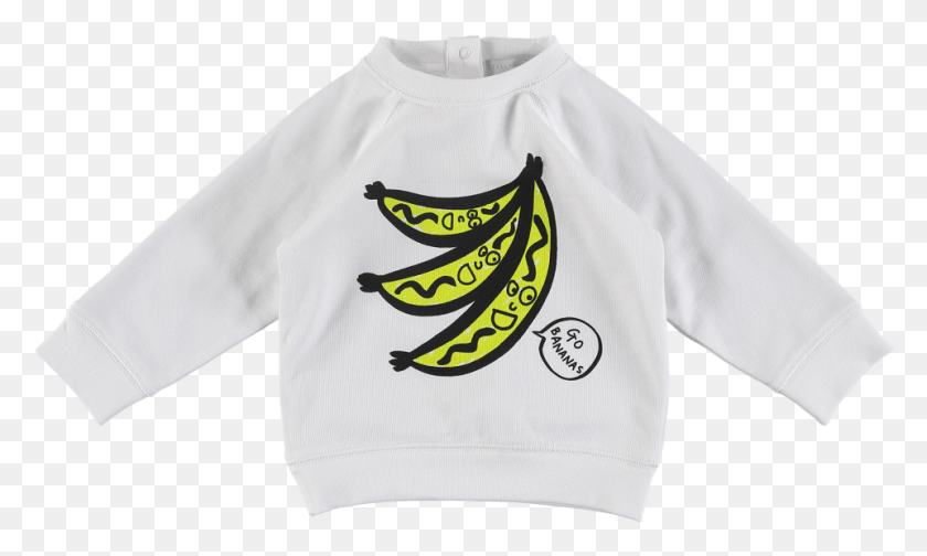 960x547 Stella Mccartney Kids Baby Sweat Go Bananas Stella Mccartney Kids 1 3 Months, Clothing, Apparel, Sleeve HD PNG Download