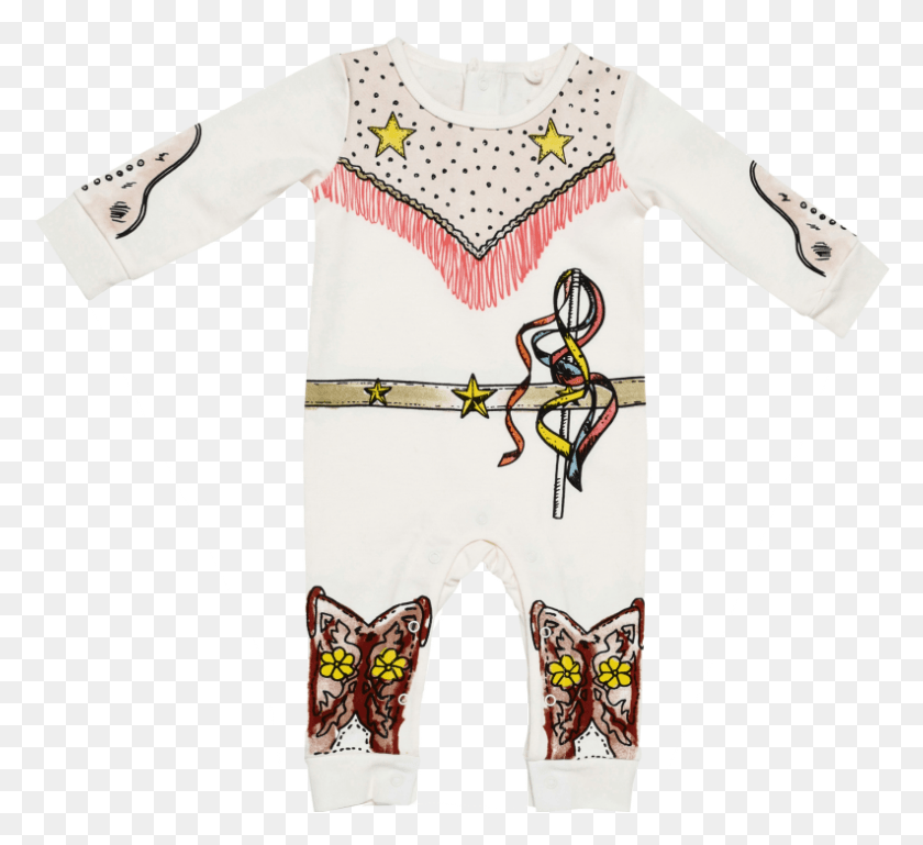 793x721 Stella Mccartney Kids Dewberry All In One Cowgirl Pajamas, Clothing, Apparel, Sleeve HD PNG Download