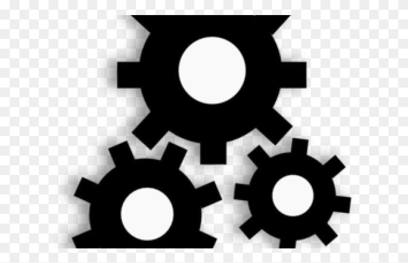 625x481 Stem Clipart Gear Gears Clip Art, Moon, Outer Space, Night HD PNG Download