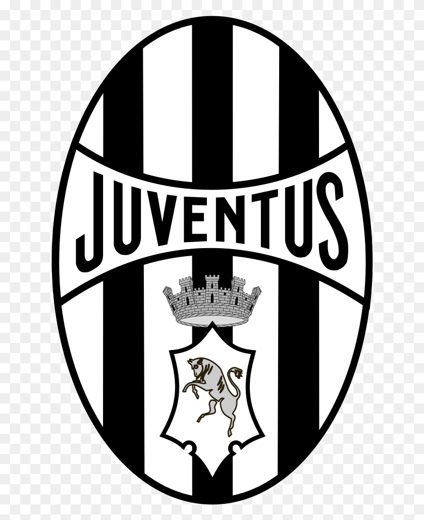 638x971 Stemma Della Juventus 1940 1971svg Wikipedia Juventus Black And White, Logo, Symbol, Trademark HD PNG Download