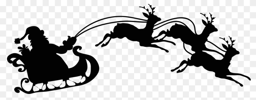 Stencil Designs Christmas Santa, Silhouette Transparent PNG