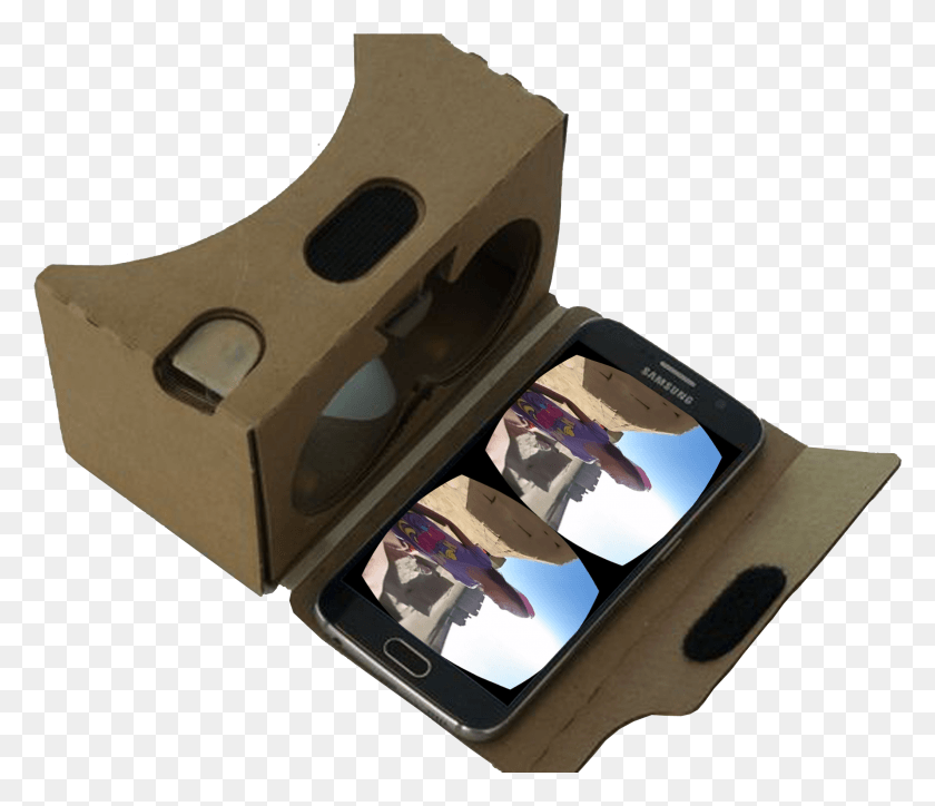 2120x1805 Step 4 Now Enjoy The Stream With Google Cardboard Boston Terrier, Electronics, Wristwatch, Phone HD PNG Download
