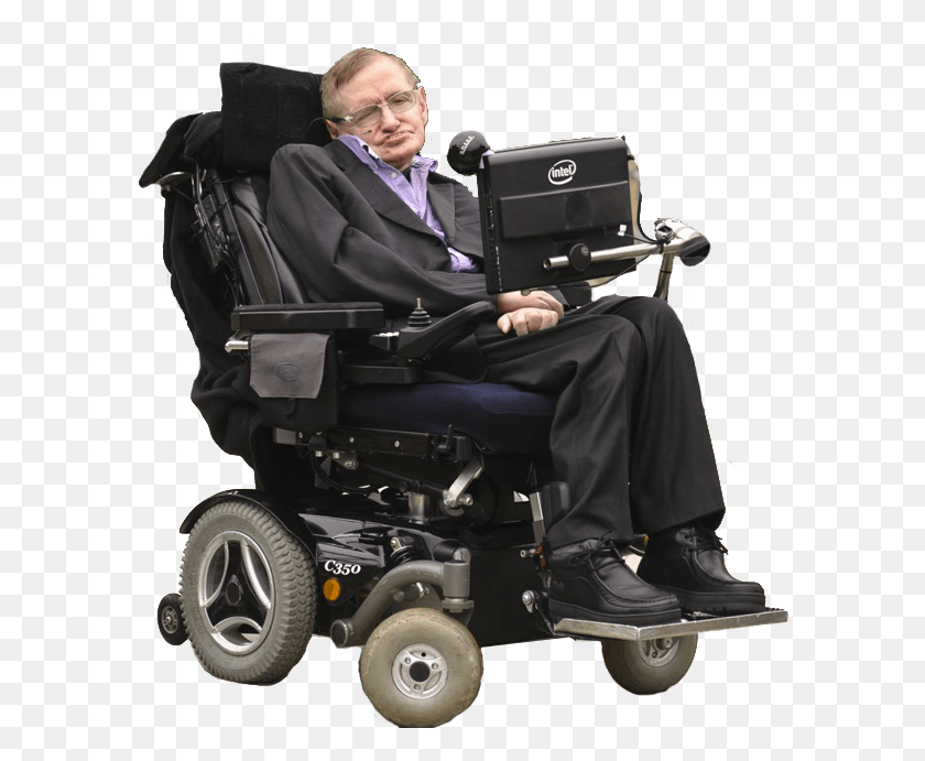 593x631 Stephen Hawking Chair Stephen Hawking Clear Background, Furniture, Person, Human HD PNG Download