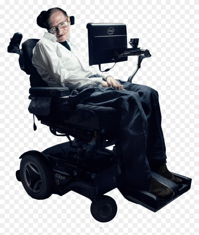 1099x1311 Stephen Hawking In Wheelchair Stephen Hawking, Chair, Furniture, Person HD PNG Download