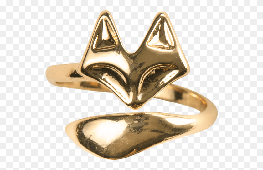 554x486 Sterling Forever 14k Gold Fox Ring Ring, Accessories, Accessory, Jewelry HD PNG Download