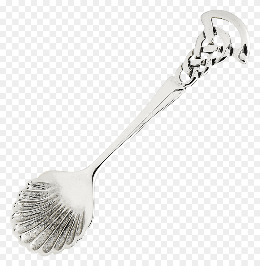 829x851 Sterling Silver Celtic Knot Salt Spoon Kitchen Utensil, Cutlery HD PNG Download