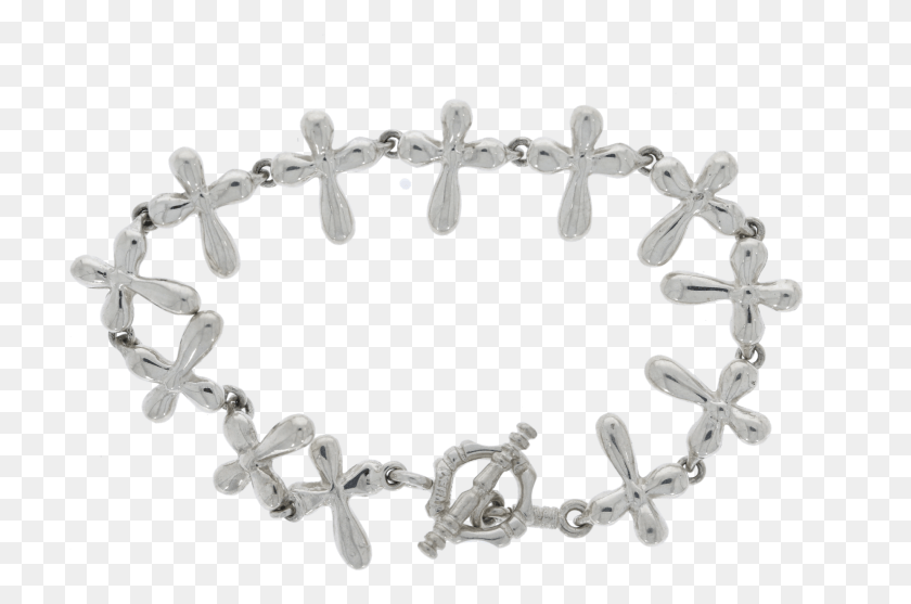 754x497 Sterling Silver Cross Design Bracelet Bracelet, Tiara, Jewelry, Accessories HD PNG Download