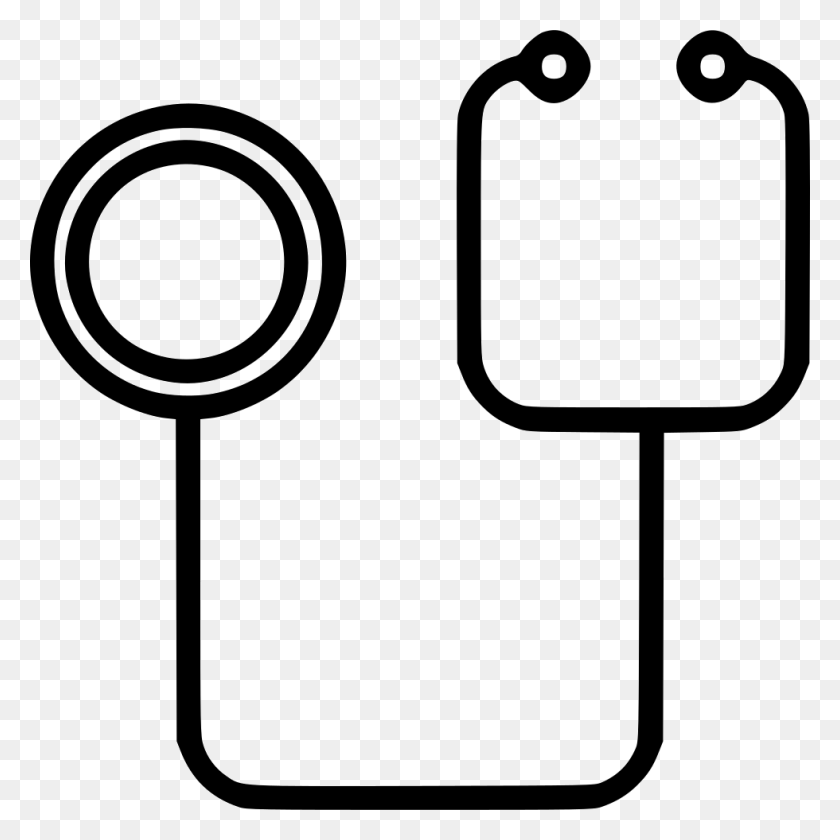 980x980 Stethoscope Medical Tool Heart Beat Comments Circle, Lamp, Symbol, Stencil HD PNG Download