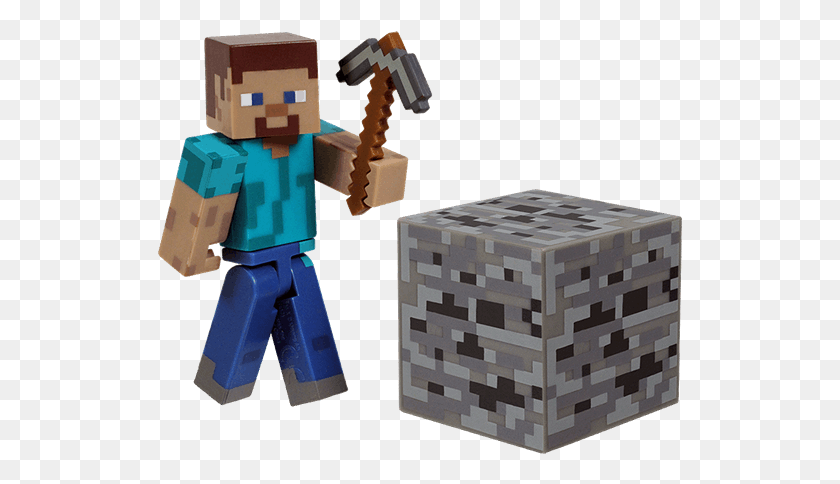 526x424 Steve Action Figure Minecraft, Toy HD PNG Download