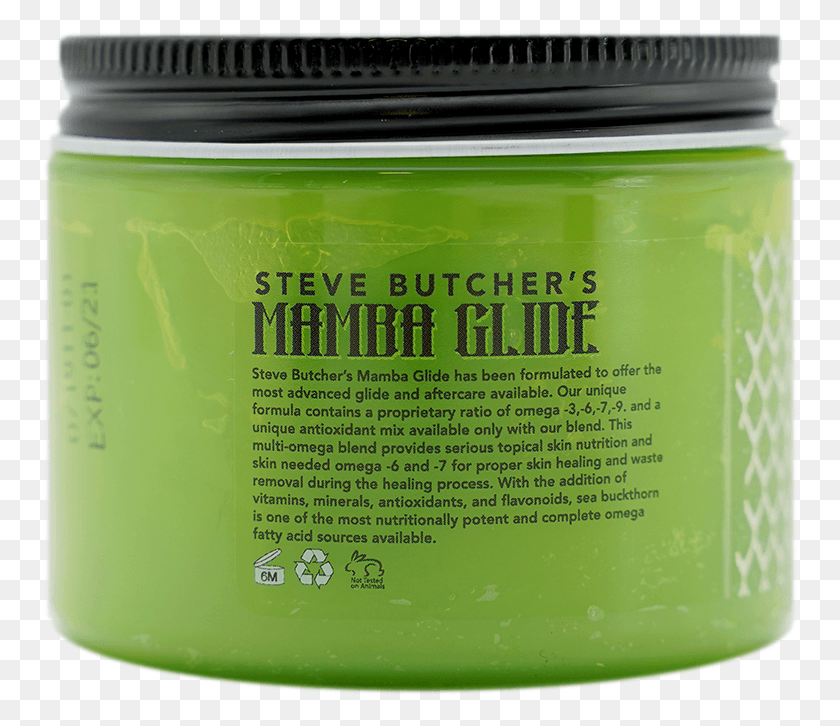 756x666 Steve Butcher S Mamba Glide Tattoo Glide Aftercare Cosmetics, Planta, Botella, Tazón Hd Png
