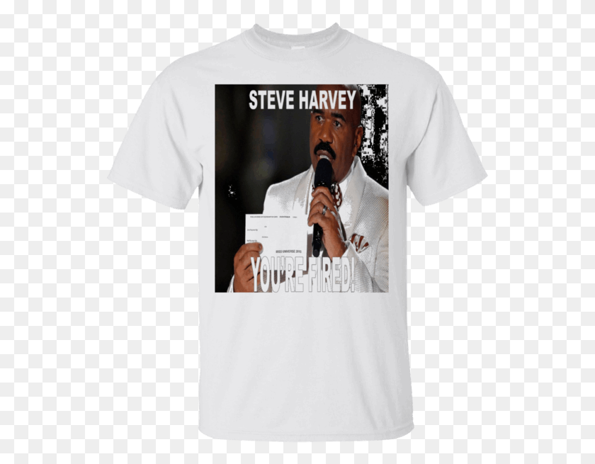 541x595 Steve Harvey You39re Fired Shirt Trumpet, Clothing, Apparel, T-shirt HD PNG Download