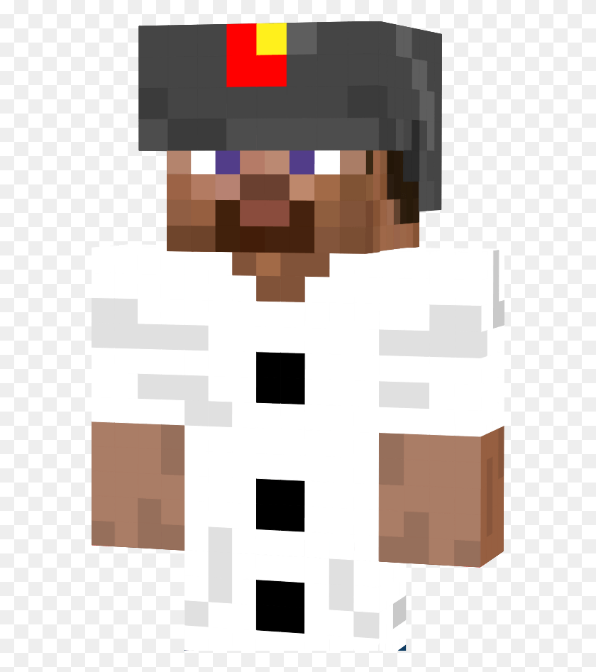 582x887 Steve In An Attempt At A Russian Hat And Labsuit Fictional Character, Rug, Minecraft, Text HD PNG Download