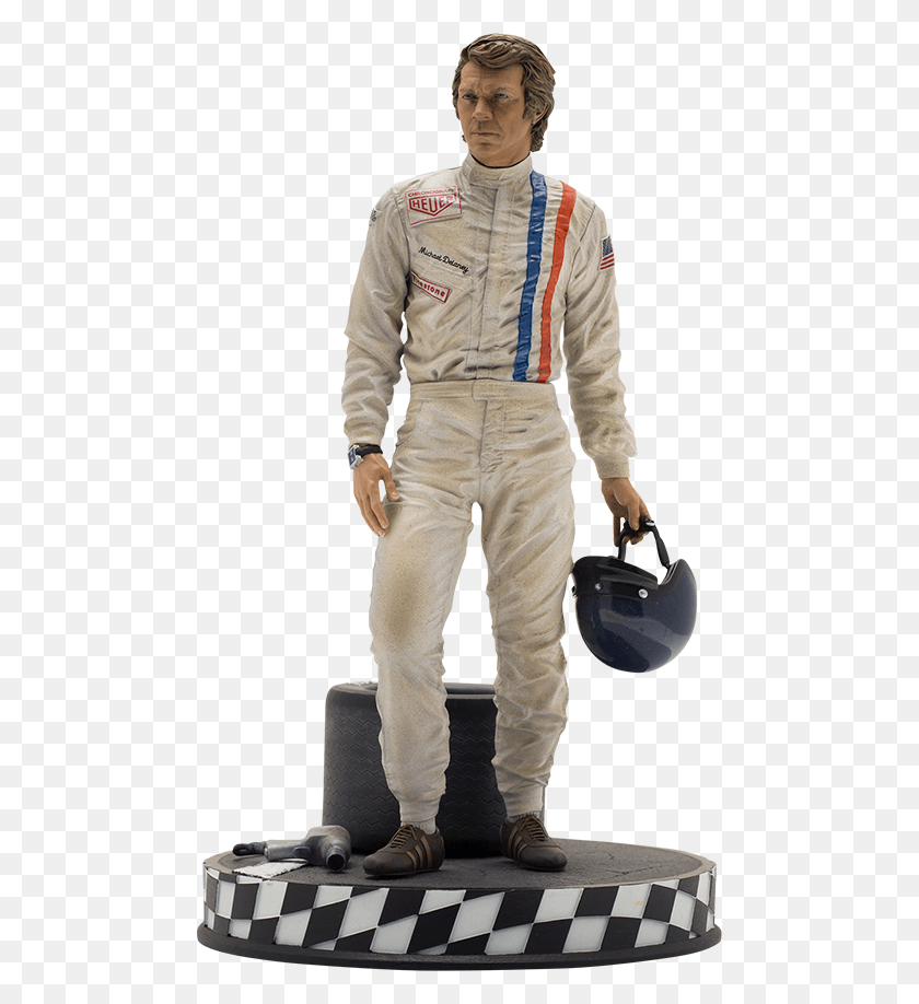480x858 Steve Mcqueen As Michael Delaney 16th Scale Statue Figurine, Person, Human, Astronaut HD PNG Download