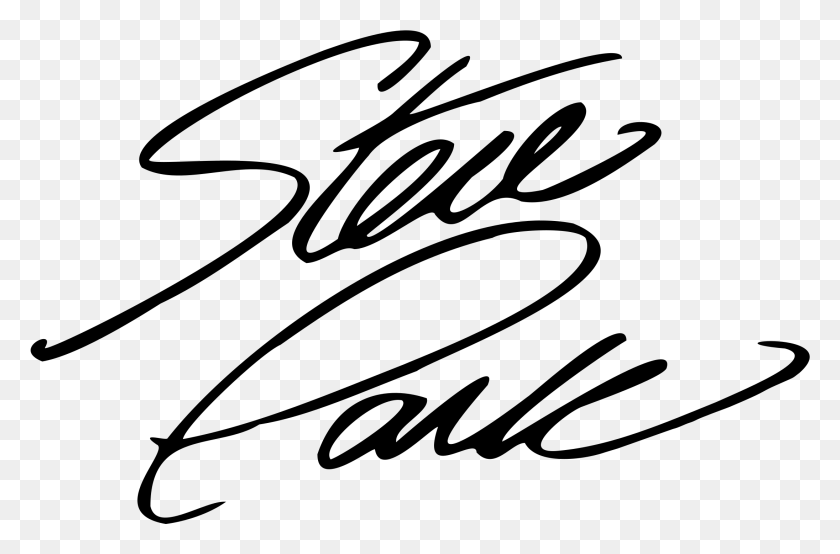 2191x1389 Steve Park Signature Logo Transparent Signature Decal, Gray, World Of Warcraft HD PNG Download